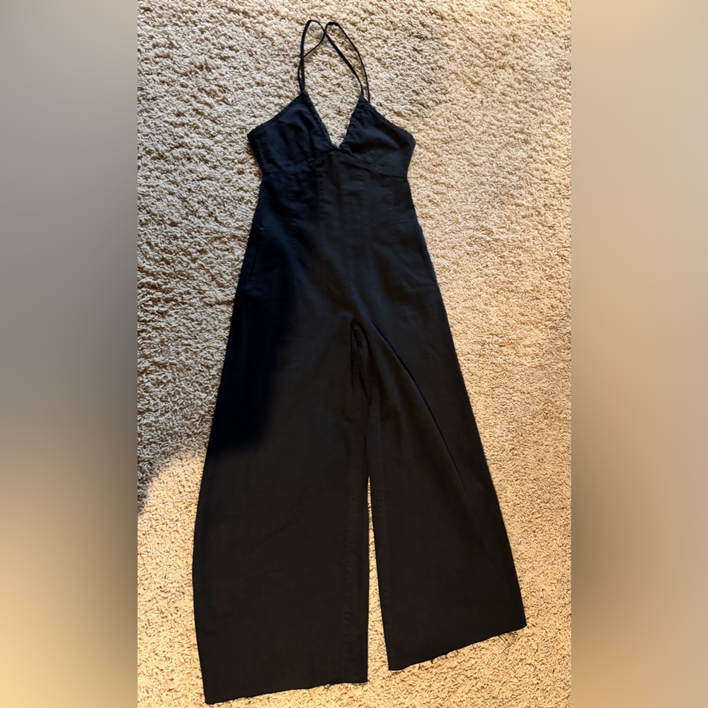 FREE PEOPLE Black One-Piece Jumpsuit